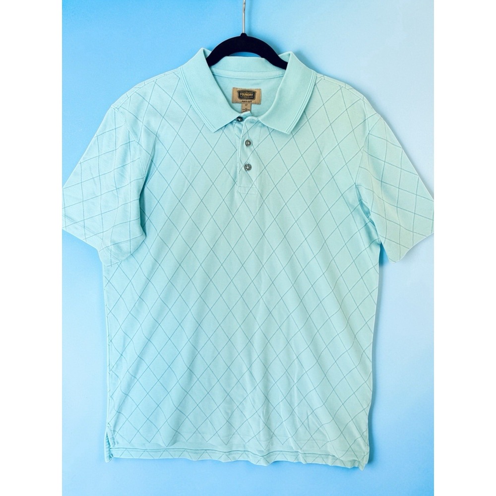 Lot: 5 Foundry Supply Co Mens (Pink Red Blue Purple Yellow) S/S Polo Golf Casual - Picture 10 of 16